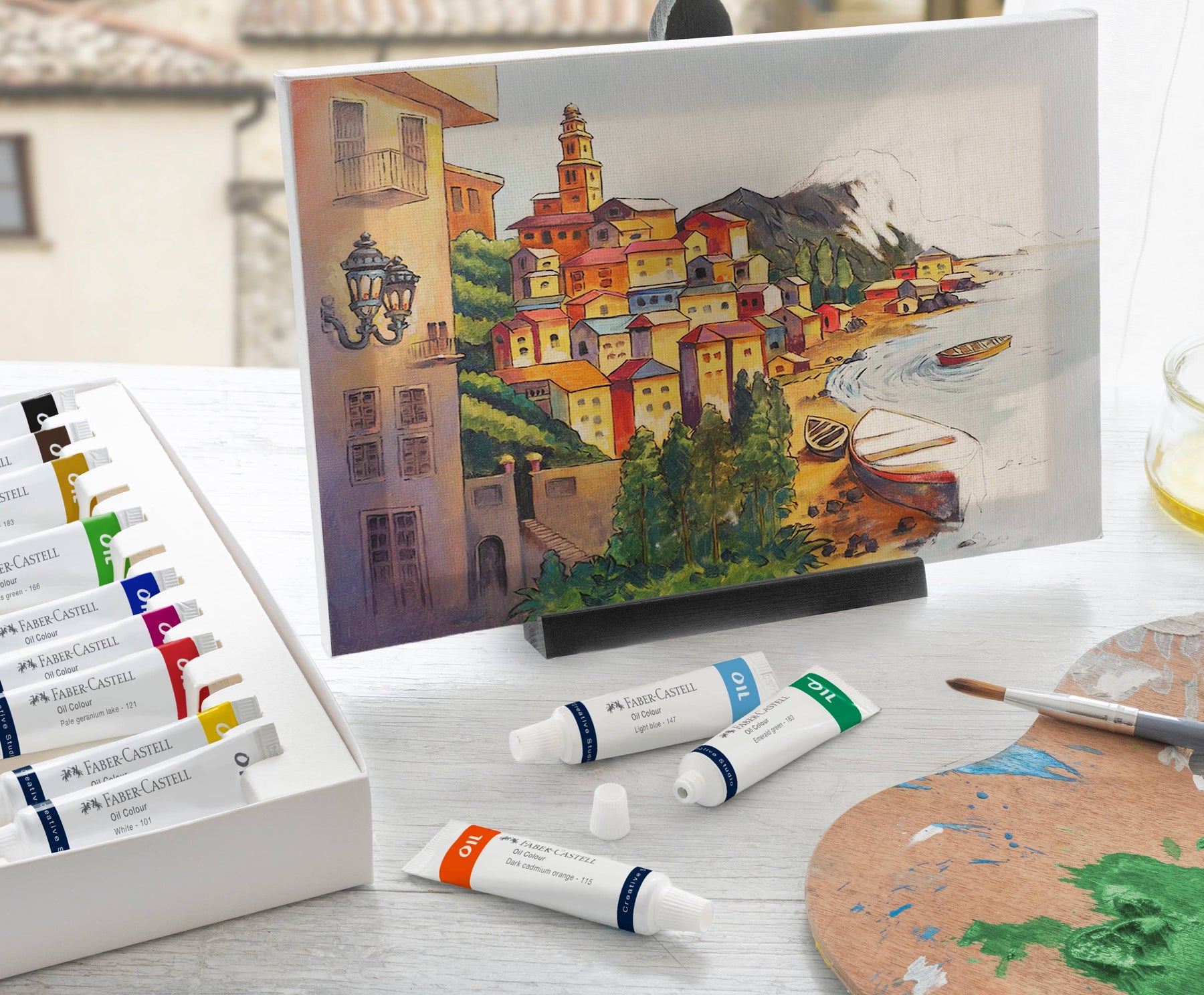 Artist's Oil Paints, Set of 12 Tubes