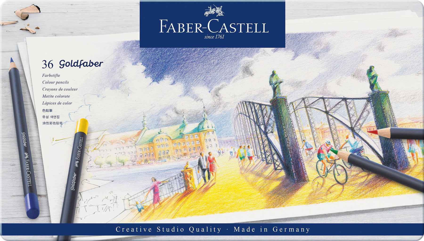 Goldfaber Color Pencils - Tin of 36