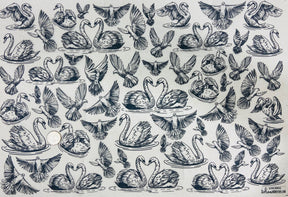Love Birds  - Underglaze Transfer Sheet