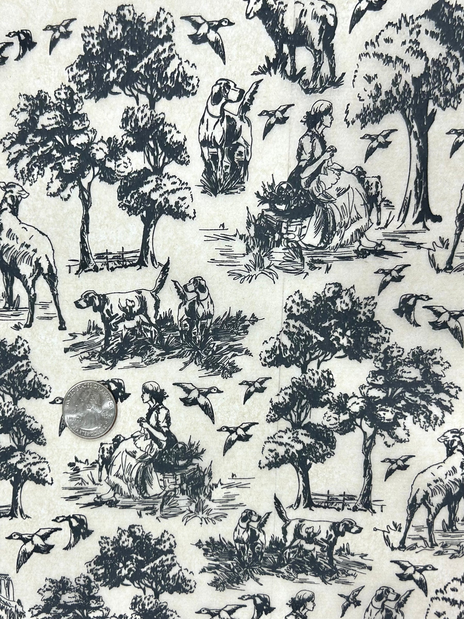 Countryside Toile - Underglaze Transfer Sheet
