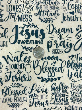 But First Jesus - Underglaze Transfer Sheet