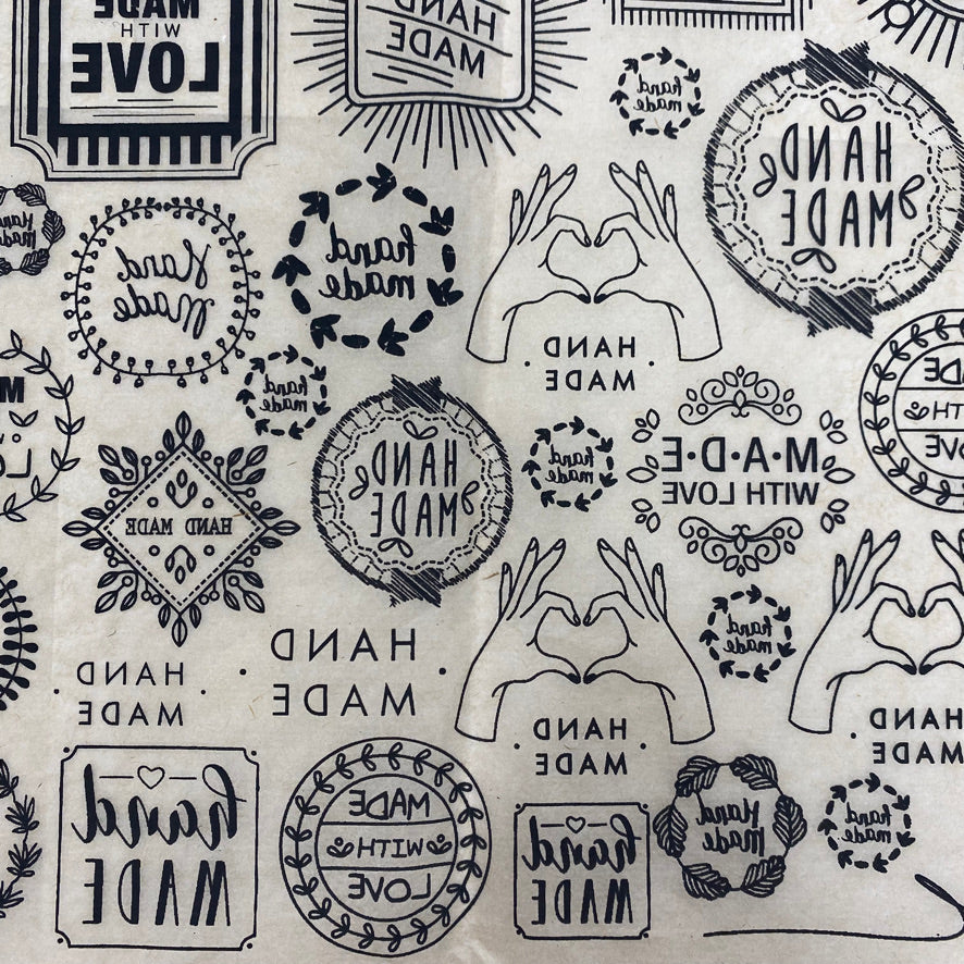 Handmade - Underglaze Transfer Sheet