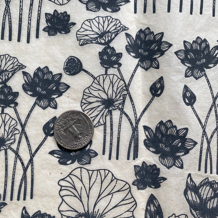 Lotus Flowers - Underglaze Transfer Sheet