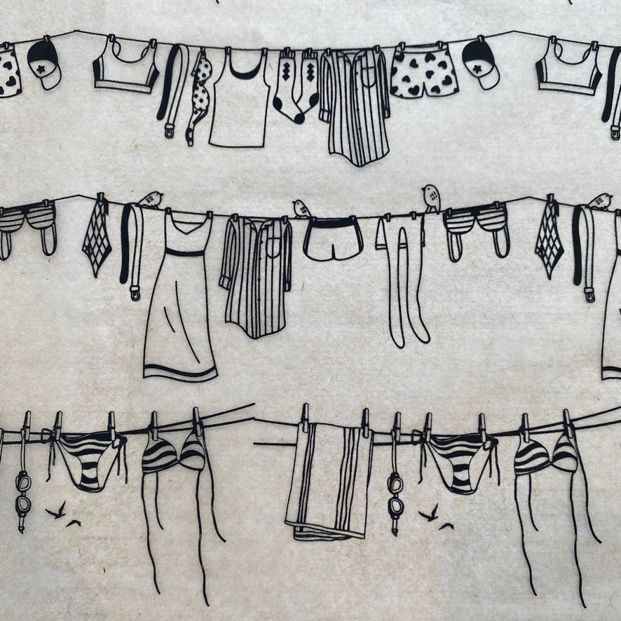 Laundry - Underglaze Transfer Sheet