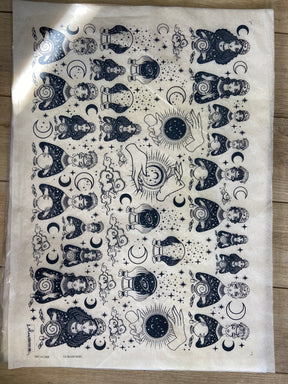Fortune Teller - Underglaze Transfer Sheet