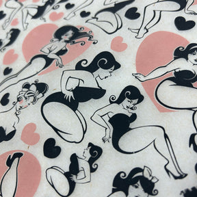 Pin Up - Underglaze Transfer Sheet