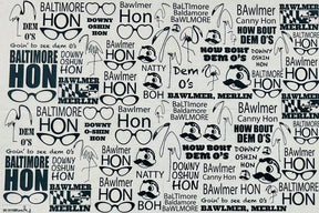 Baltimore Hon - Underglaze Transfer Sheet