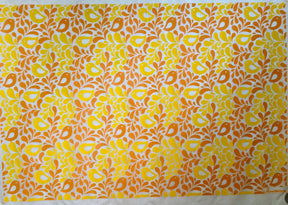 Partridge Family - Underglaze Transfer Sheet - Mustard / Orange