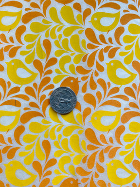 Partridge Family - Underglaze Transfer Sheet - Mustard / Orange
