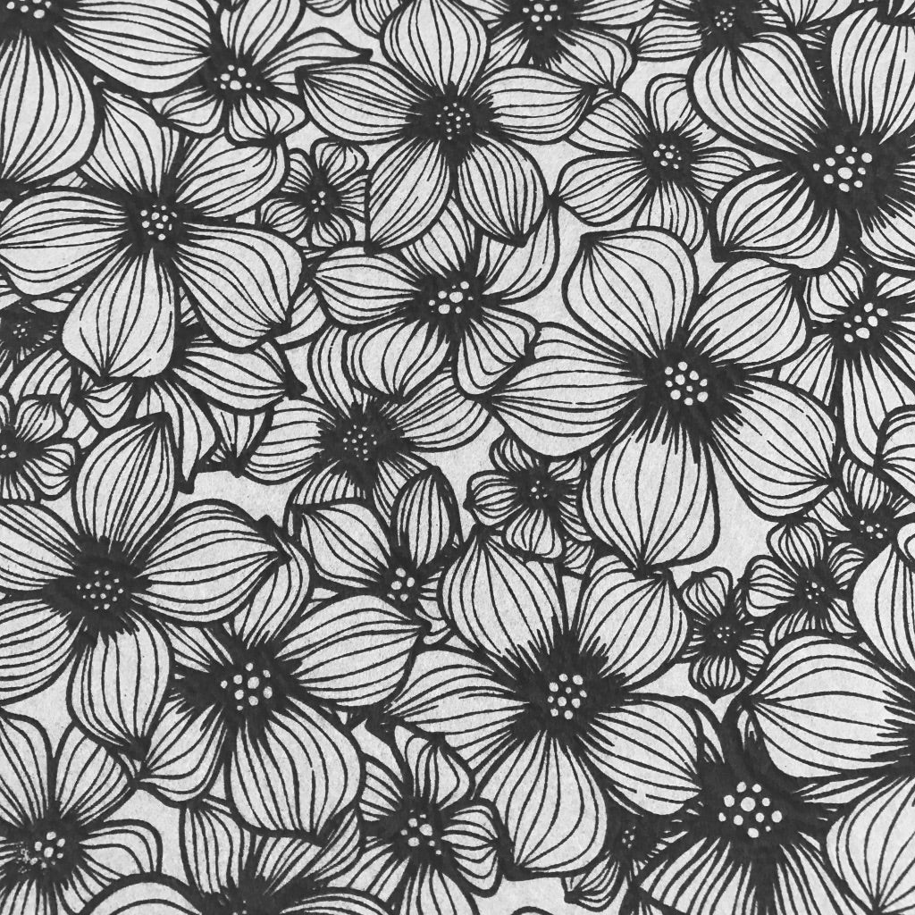 Apple Blossom - Underglaze Transfer Sheet